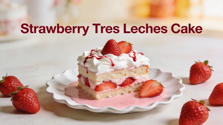 Best Easy & Delicious Strawberry Tres Leches Cake Recipe