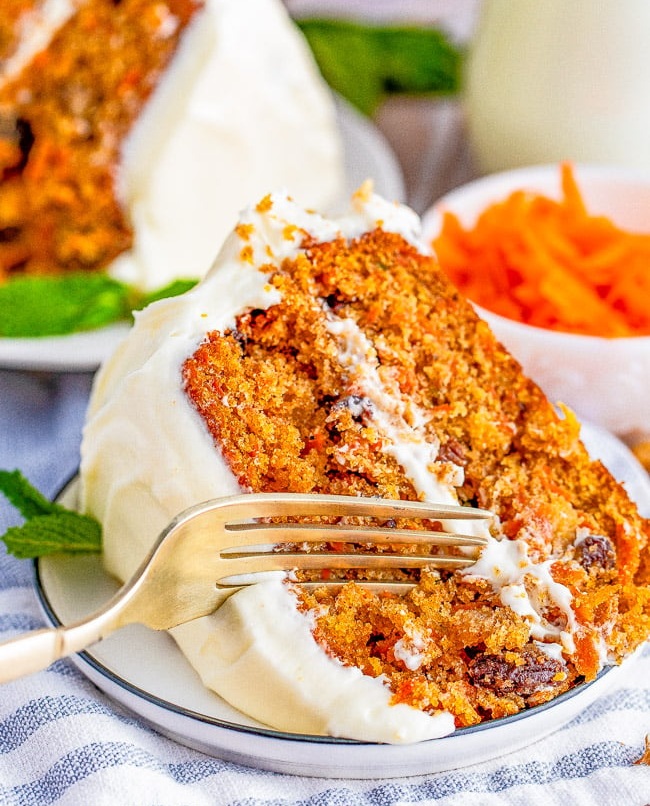 The Best Classic Carrot Cake with Cream Cheese Frosting