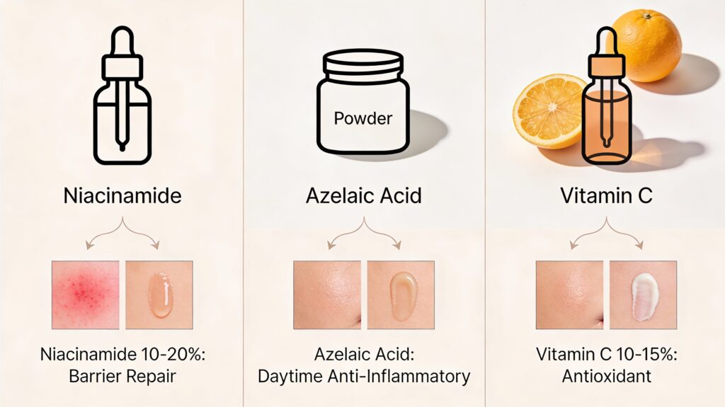 Azelaic Acid for redness, How to Get Rid of Red Acne Marks (PIE): The Dermatologist’s Protocol