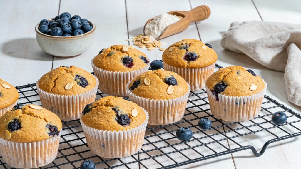 Almond Flour Blueberry Muffins, The Best Sugar Free Dessert Recipes