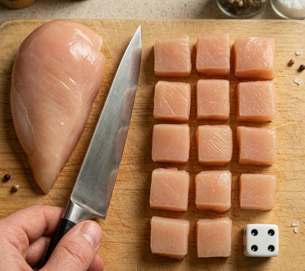 Recipes with Diced Chicken Meat