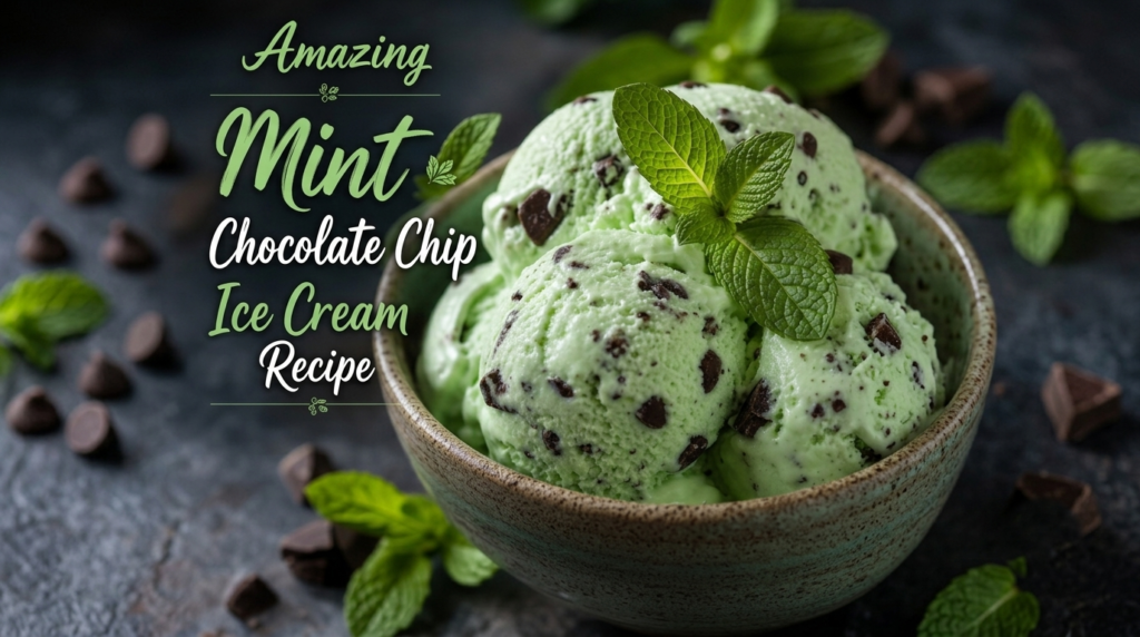 Mint Chocolate Chip Ice Cream