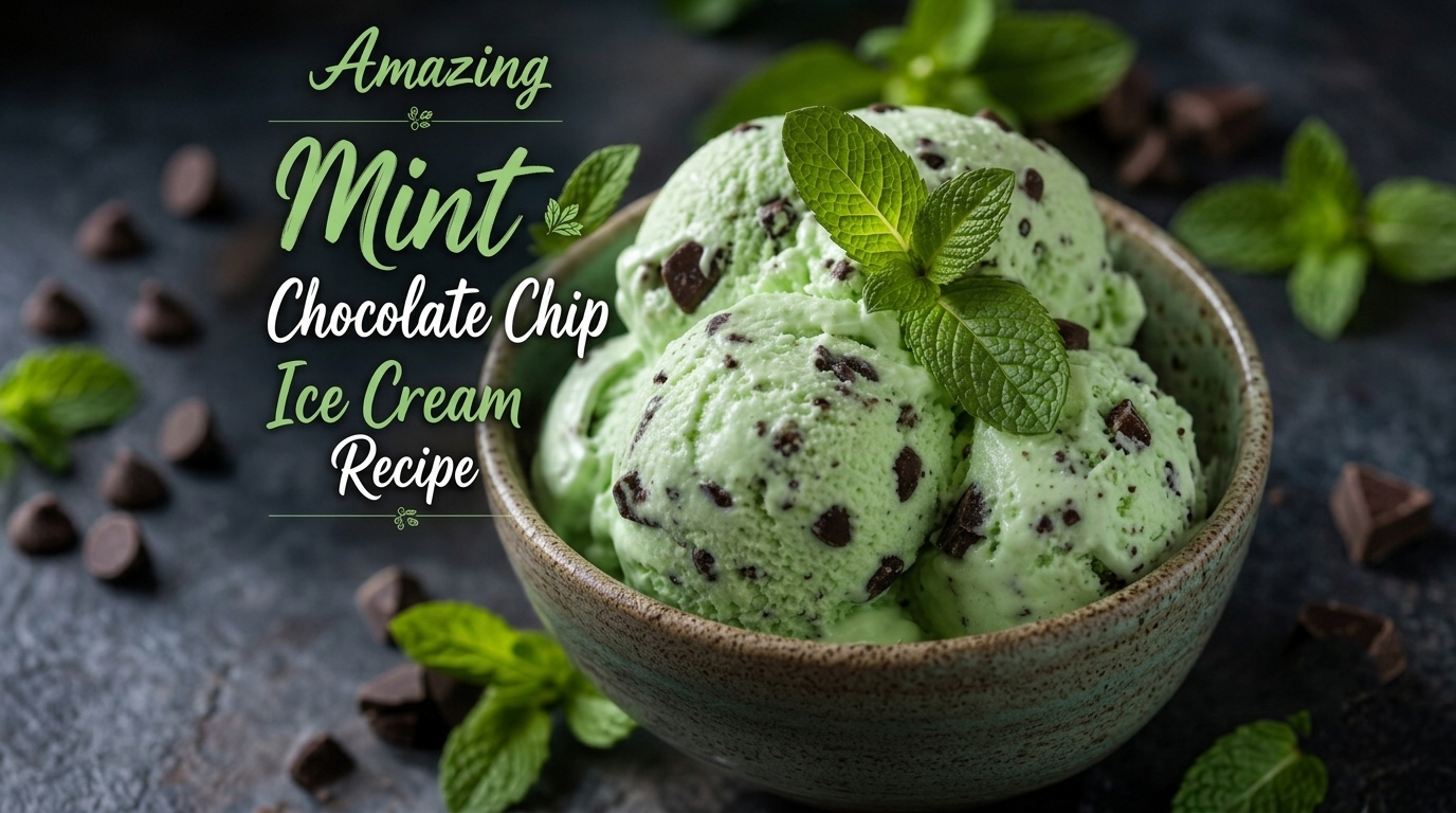 Mint Chocolate Chip Ice Cream