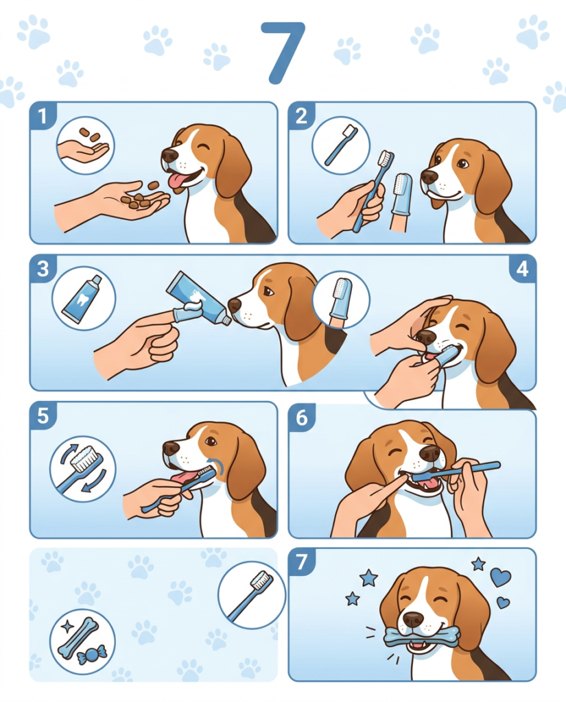 how to brush your dog's teeth