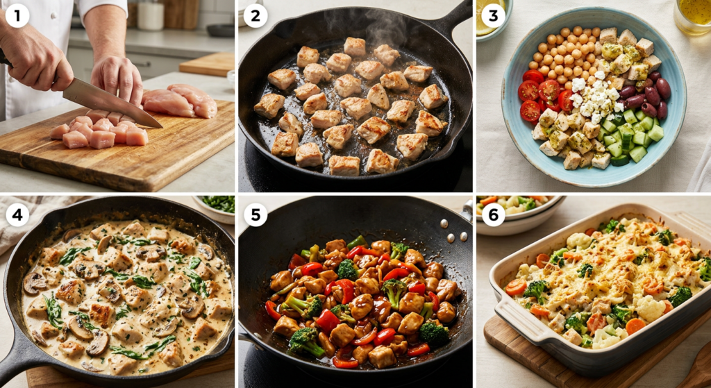 Recipes with Diced Chicken Meat