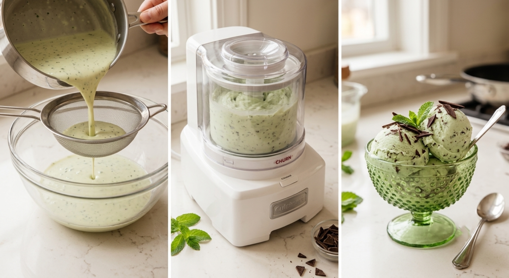 Mint Chocolate Chip Ice Cream Recipe