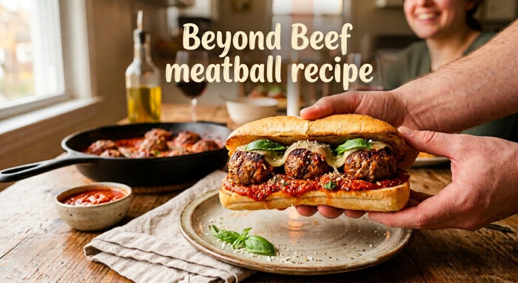 Beyond Beef meatball recipe